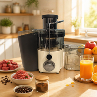 Appareil de cuisine électrique multifonctionnel 3 en 1, mélangeur, hachoir, blender avec lame en acier inoxydable pour usage domestique et hôtelier