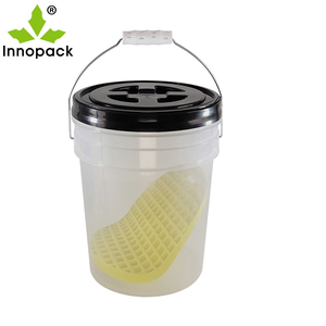 Seau de lavage de voiture <span class=keywords><strong>semi</strong></span>-transparent de 20 L de bonne qualité avec couvercle à joint Gamma et filtre anti-grains - Product Image 4