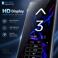 Panneau d'affichage tactile intelligent et moderne pour ascenseur, écran LCD HD, commande COP, interface utilisateur personnalisable pour ascenseur de passagers, utilisation hôtelière, pièces d'ascenseur