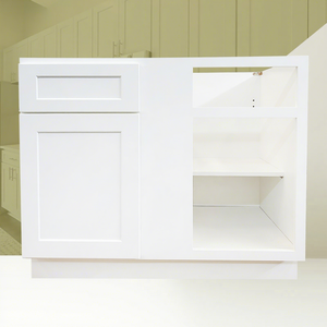 American Warehouse Flat Pack Armoires de cuisine pour entrepreneurs Armoire de store d'angle RTA Base d'angle Armoire de cuisine pour rangement - Product Image 1