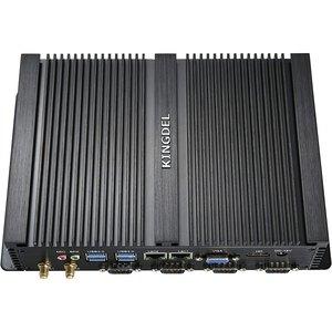 Mini PC Industrial en Stock en EE. UU., Core I5, 4GB RAM+128GB SSD, 4 Puertos COM RS232, 2 LAN, HD+VGA, Carcasa Metálica Completa Sin Ventilador NC1037 Mini P - Product Image 6