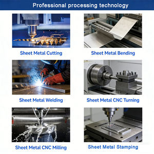 โรงงานมาตรฐาน ISO9001 รับผลิตชิ้นส่วนโลหะแผ่นทุกประเภท บริการขึ้นรูปโลหะตามแบบ ชิ้นส่วนอะลูมิเนียมความแม่นยำสูงด้วยเครื่อง CNC พร้อมการชุบอโนไดซ์ - Product Image 5