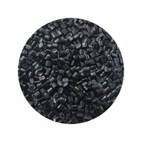 Gránulos Negros de PC+ABS Resistentes al Fuego V0, Resina de Aleación de Alto Impacto para Adaptadores de Corriente y Carcasas de Baterías