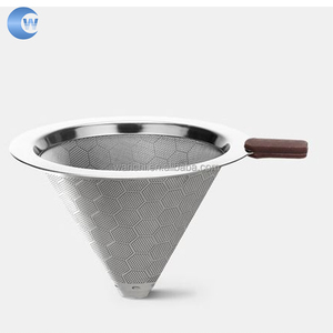 Bộ lọc cà phê bằng thép không gỉ giảm giá nhà máy 103/103, bộ lọc cà phê bằng thép không gỉ có tay cầm - Product Image 5