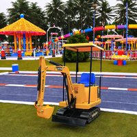 Parc d'attractions commercial intérieur Matériau durable Simulateur en acier Pelle électrique pour enfants à vendre