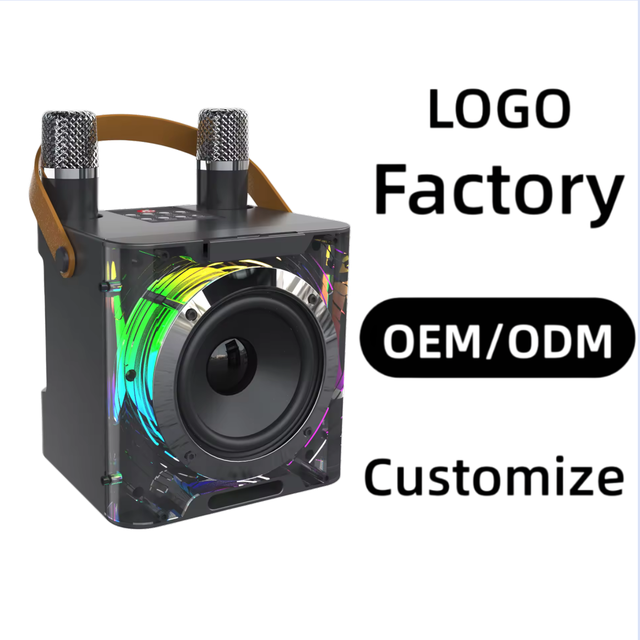 WJ-A829 Factory Customizable Outdoor Wireless Stereo Speaker Rechargeable With Dual Microphone Heavy Bass for Camping Party Home