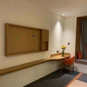 Ensembles de meubles de chambre d'hôtel au design moderne, personnalisables, pièces de table intérieures et extérieures, contreplaqué, peinture mélamine, bois pour appartements - Product Image 5