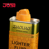 Nouveau Briquet à Essence Métallique Classique Golden Zorro, Bouteille de 138 ml, Écologique et Rechargeable