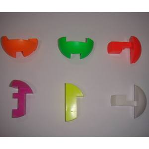 Puzzle en forme de boule solide de 4.8cm, matériau Ps, porte-clés inclus, jouet éducatif pour enfants de 2 à 4 ans, unisexe - Product Image 3