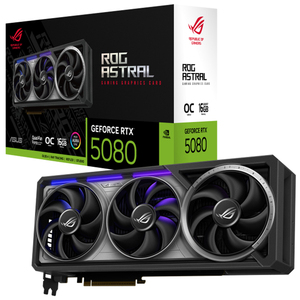Carte graphique ASUS Astral GeForce RTX 5080 16 Go GDDR7 Édition OC PCIe 5.0 avec dissipateur thermique à phase change et fonction DeepSeek - Product Image 2