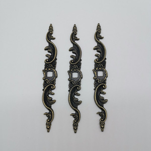 Bande décorative de porte en alliage de zinc style rétro, couleur bronze, série PJL012, bordure de porte - Product Image 2