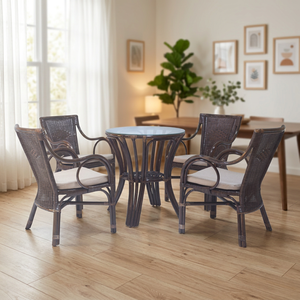 New AmazWicker Set <b>Dining</b> Set Modern Sofa Set for a Sleek, Stylish, and Comfortable Minimalist for <b>dining</b> room Design - Product Image 1