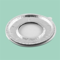Protège-plaques de cuisson jetables en aluminium de 6/8 pouces, résistants à l'huile
