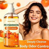 Sabun Mandi Ekstrak Kesemek Aloe Vera Vitamin C Mencerahkan Membersihkan Secara Mendalam Semua Jenis Kulit 300ml OEM ODM