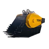 Tedy Hoch effizienter Skelette imer Neues Design Beton Stein Stein Zerkleinerung Hoch leistungs maschine für 20-90 Tonnen Bagger TDC200