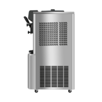 Machine à glace molle de luxe à 3 saveurs et 2 compresseurs, certifiée CE, garantie 1 an, fournie directement par l'usine chinoise