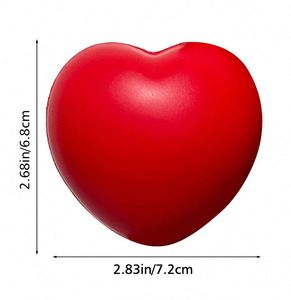 Pelota Antiestrés de Espuma de PU con Forma de Corazón y Logotipo Personalizado, Juguete Suave para Apretar, Ideal para Regalos de Agradecimiento - Product Image 6
