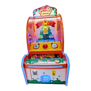 Kids Coin Operated Christmas Carnival Games Ball Shooting Arcade Redemption Machine