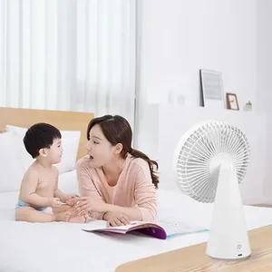 CN Mijia Ventilador de escritorio portátil 2 en 1, ventilador de mano y de escritorio, recargable por USB-C, ventilador de refrigeración ajustable de 4 velocidades - Product Image 4