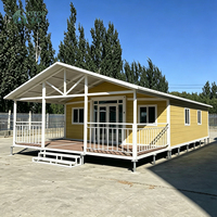 Maisons miniatures, maisons préfabriquées, maisons modulaires, maisons conteneurs extensibles, cabane de luxe avec 3 chambres, 1 salon, salle de bain et cuisine