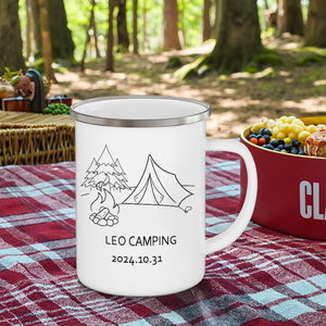 Biểu Tượng Tùy Chỉnh 12Oz 500Ml Cán Rim Kim Loại Cốc Cổ Điển Thiết Kế Hiện Đại Sắt Tin Drinkware Với Xử Lý Tái Sử Dụng Cho Cắm Trại Ngày Lễ - Product Image 3