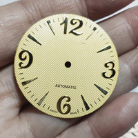 Cocok untuk Dial Digital Gerakan 9015 Tanpa Kalender, Diameter 36mm, Permukaan Skala Besar, Suku Cadang Jam Tangan Mewah Pria