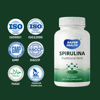 Comprimés de spiruline OEM/ODM : Superaliment antioxydant naturel pour le bien-être quotidien et la santé digestive des adultes