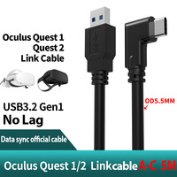 Câble VR 60W PD 5Gbps mate quest3 Pico4 link USB type-c oculus VR USB 3.2 gen1 Type c Câble pour VR Link Cable