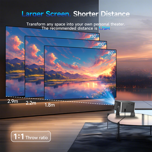 Proyector 900 ANSI Ultra Brillante 1080P para HY350 GT Auto, Altavoz Estéreo de 12W, WiFi, BT5.0, Portátil, Compatible con 2K, para el Hogar - Product Image 6