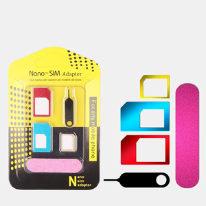 Kim Loại <span class=keywords><strong>Nano</strong></span> <span class=keywords><strong>Sim</strong></span> Card <span class=keywords><strong>Adapter</strong></span> <span class=keywords><strong>5</strong></span> Trong 1 Micro <span class=keywords><strong>Sim</strong></span> <span class=keywords><strong>Adapter</strong></span> Với Eject Pin Key Gói Bán Lẻ Cho <span class=keywords><strong>Iphone</strong></span> Đối Với Samsung Điện Thoại Di Động - Product Image 5