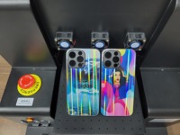 A4 pencetak stiker DTF UV penutup Mobile pemantik rokok kayu mesin cetak DTF UV akrilik dengan kepala XP600
