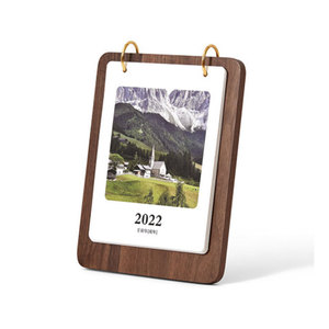 Base de madera Simple personalizable, soporte de exhibición de <span class=keywords><strong>calendario</strong></span> de escritorio de oficina, nuevo marco de <span class=keywords><strong>calendario</strong></span> perpetuo de madera, estante decorativo para uso doméstico - Product Image 5