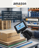Imprimante jet d'encre portable, pistolet d'impression rapide à séchage rapide de 0,5 pouce, impression de date et de codes QR sur tout, machine d'étiquetage domestique