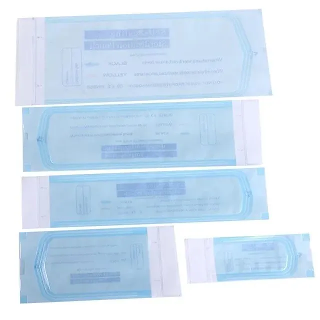 Одноразовые Самоуплотняющиеся стерилизационные пакеты для стоматологической продукции дезинфицирующая упаковка