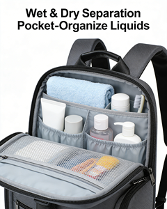 <span class=keywords><strong>Mochila</strong></span> para Portátil Personalizada con Logotipo, Bajo MOQ, al por Mayor, Impermeable, para Viajes, para Hombre, OEM/ODM, con Carga USB, para el Trabajo, 2026 - Product Image 5