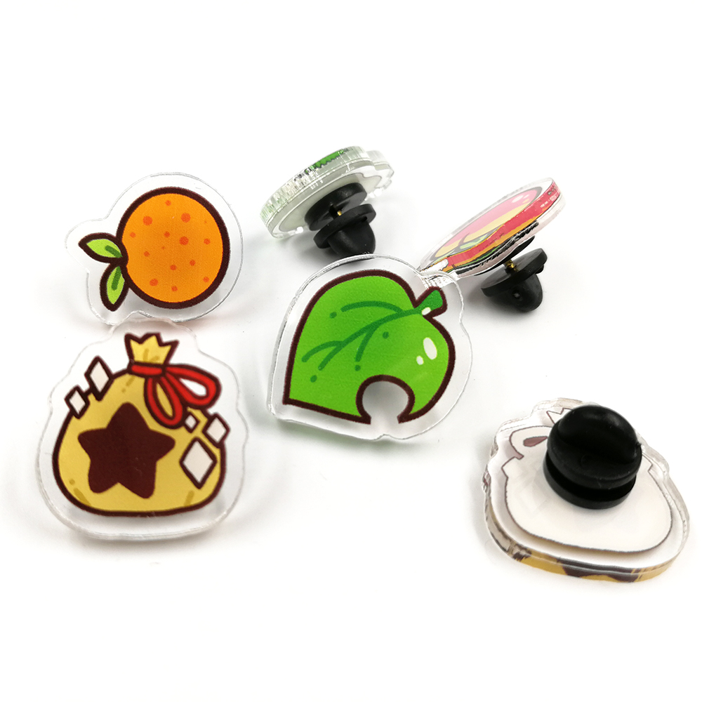 Индивидуальная Декоративная Прозрачная Акриловая булавка значок аниме брошь