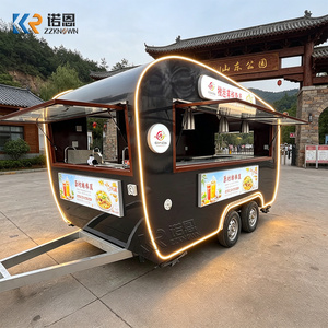 Remorque alimentaire rétro personnalisable, camion mobile pour glaces et café, idéal pour les entreprises, les festivals et la <span class=keywords><strong>location</strong></span> d'événements - Product Image 3