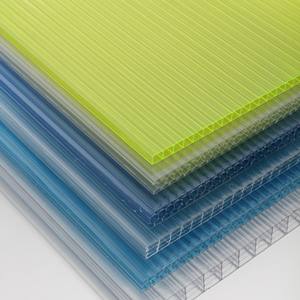 Panneaux en plastique transparent gaufré PC vert en forme de nid d'abeille personnalisable Feuilles de soleil de serre de haute qualité 3mm-12mm - Product Image 1