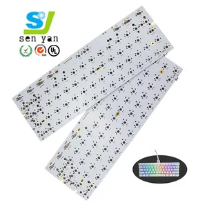 Bàn phím PCB cx60 cơ khí 60% Bàn phím PCB 60 80% 65% 75% RGB trao đổi nóng pcba bảng mạch với Gerber tập tin và bom