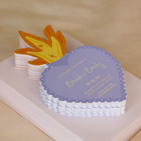 Tarjetas de Agradecimiento con Forma de Estrella, Personalizadas al por Mayor, en Formas Únicas, Tarjetas de Regalo para Bodas, Impresión de Tarjetas de Regalo para Negocios