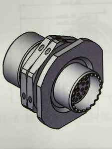 Connecteurs électriques circulaires série GJB599 III, fiches femelles, 16 cœurs, 500 insertions et retrait - Product Image 4