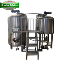 Machine de brassage de bière artisanale automatique en acier inoxydable 500L 8BBL 10HL, fermentateur de bière, système de brassage de micro-bière, installation