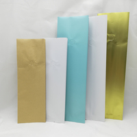 Sac à café personnalisé imprimé, résistant à l'humidité, avec soufflet latéral coloré, fermeture éclair supérieure et valve unidirectionnelle, sans BPA