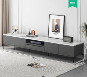 Soporte de exhibición de Tv antiguo de estilo moderno, mesa con estante de almacenamiento, armario de Tv, Consola de madera, muebles para el hogar, armarios de sala de estar - Product Image 5