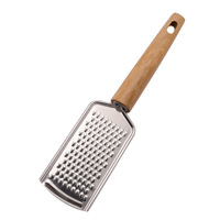 Fabricant Vente en gros de gadgets auxiliaires de cuisine Ensemble de petits ustensiles en acier inoxydable Manche en bois pour cuillère à crème glacée