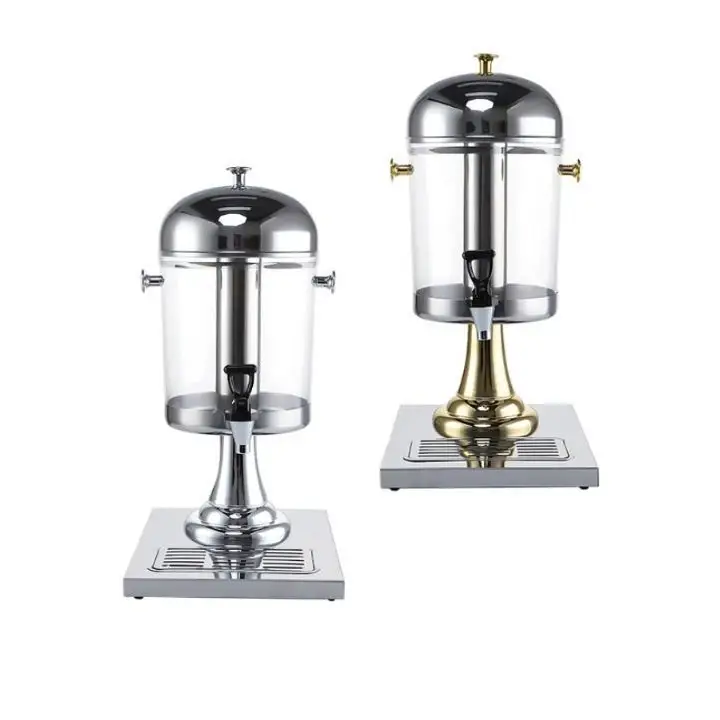 Yitian Fabriek Direst Roestvrij Staal Sap Dispenser Restaurant Hotel Catering Buffet Party Toren Drankdispenser Met Tap