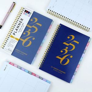 Offre Spéciale : Agenda Hebdomadaire A5 Spirale PVC Écologique – Journal Inspirant de Bien-être, Carnet Quotidien, Objectifs, Papier Personnalisable - Product Image 1