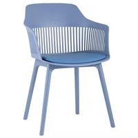 Chaises de salle à manger en plastique PP empilables avec accoudoirs, style moderne, pour restaurant, salon, chaises longues modernes