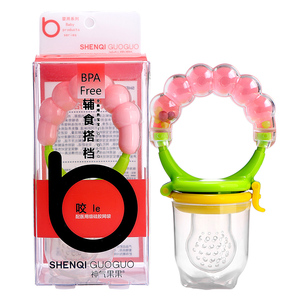 De bpa libre de silicona fruta de chupete de bebé fresco alimentos alimentación - Product Image 4