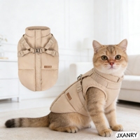 JXANRY Harnais de poitrine et de dos chaud pour chiens et chats, style japonais et coréen, pour l'extérieur, tailles XS-XL